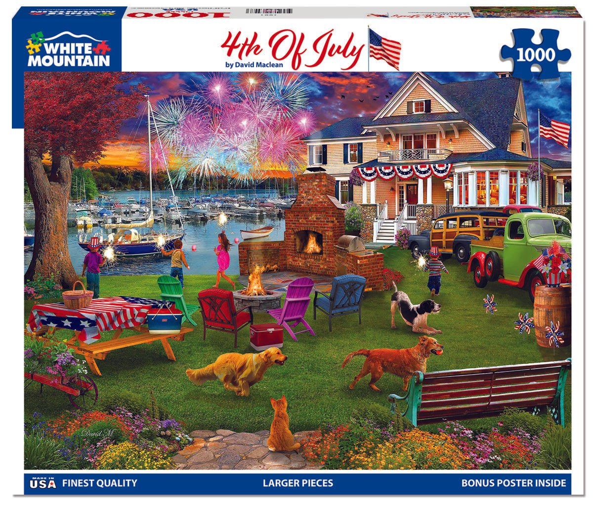 4th Of July (1881pz)  - 1000 Piece Jigsaw Puzzle - Image 2