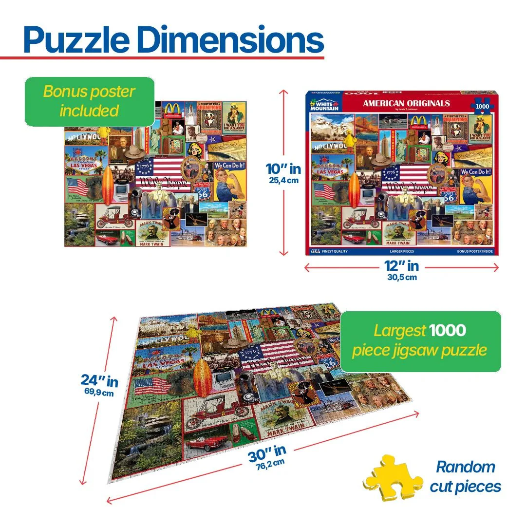 American Originals (1866pz) - 1000 Piece Jigsaw Puzzle - Image 3