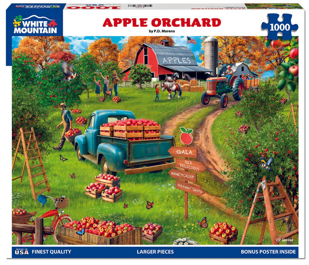 Apple Orchard (2159pz) - 1000 Piece Jigsaw Puzzle - Image 2