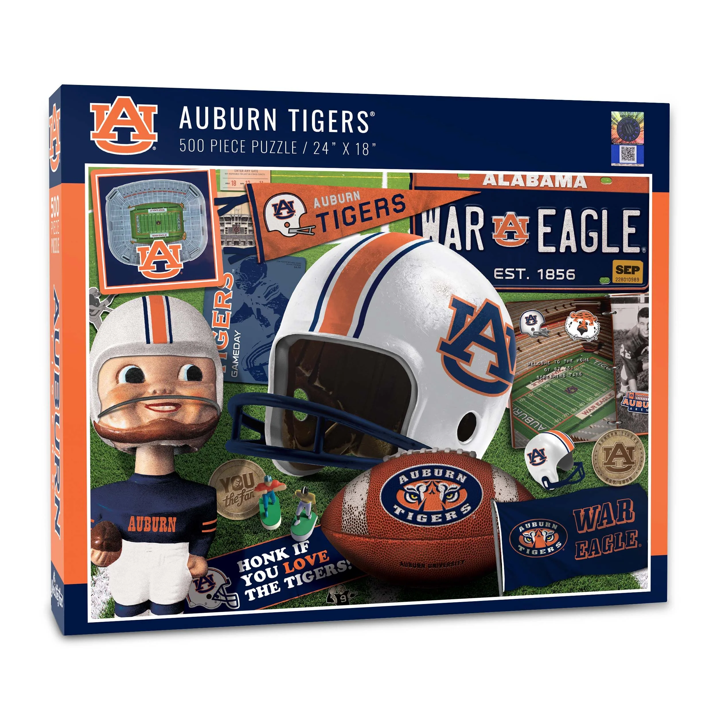 Auburn Tigers Retro Series (950240) - 500 Pieces - Image 2