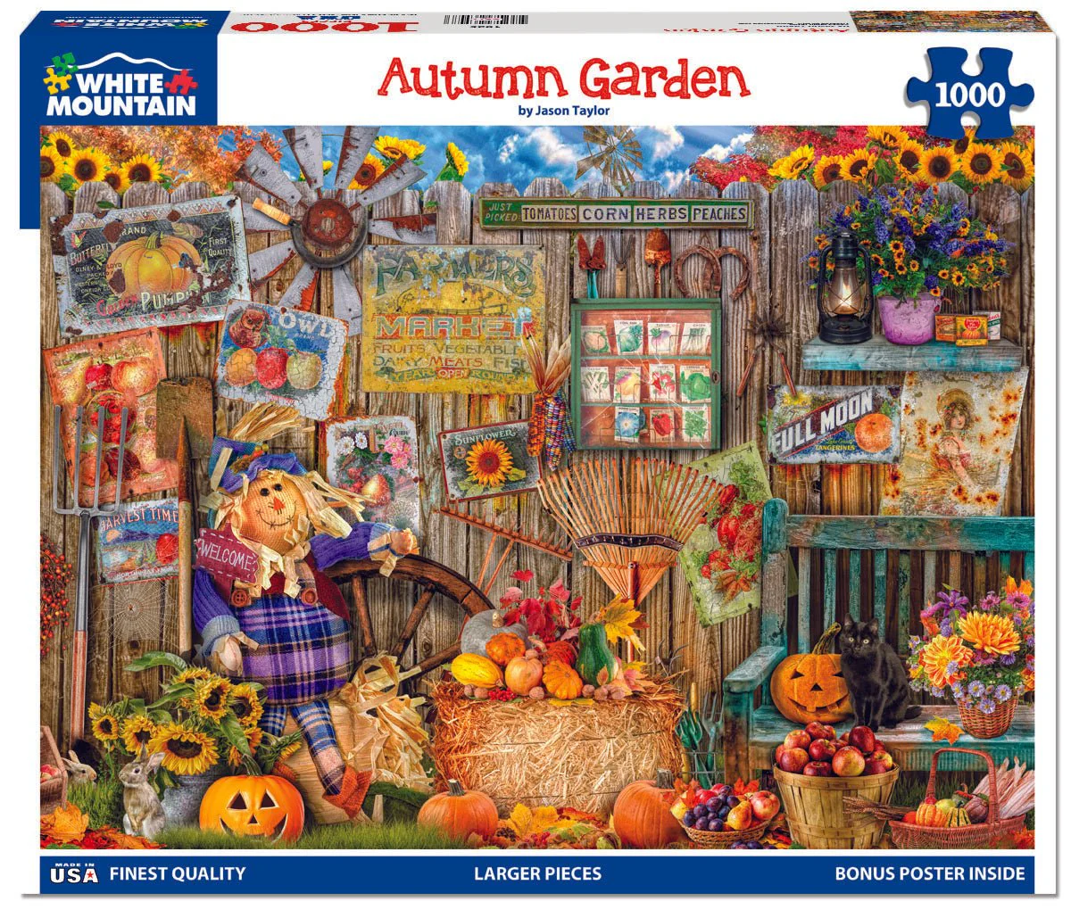 Autumn Garden (1825pz) - 1000 Piece Jigsaw Puzzle - Image 2