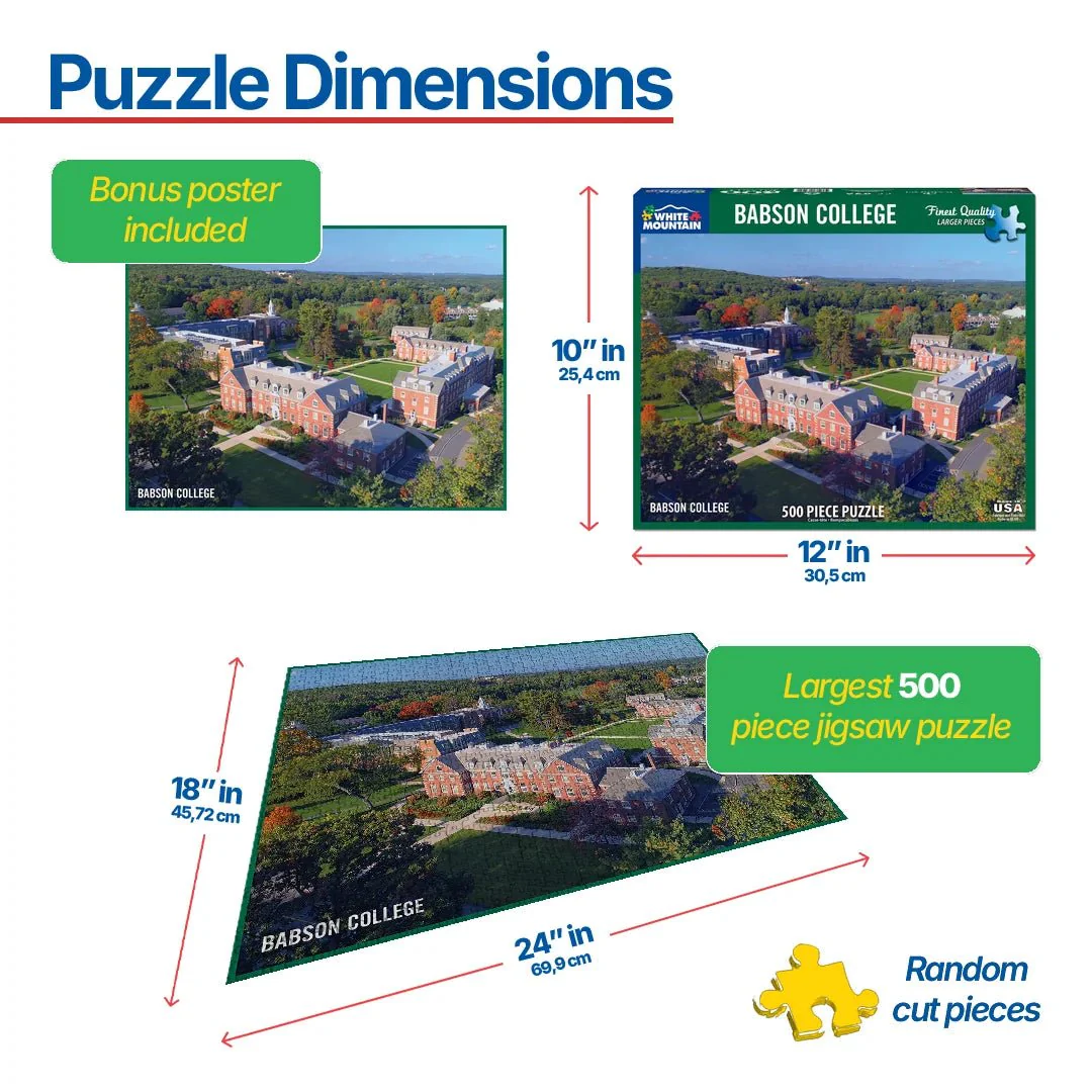 Babson (1696pz) - 500 Piece Jigsaw Puzzle - Image 3