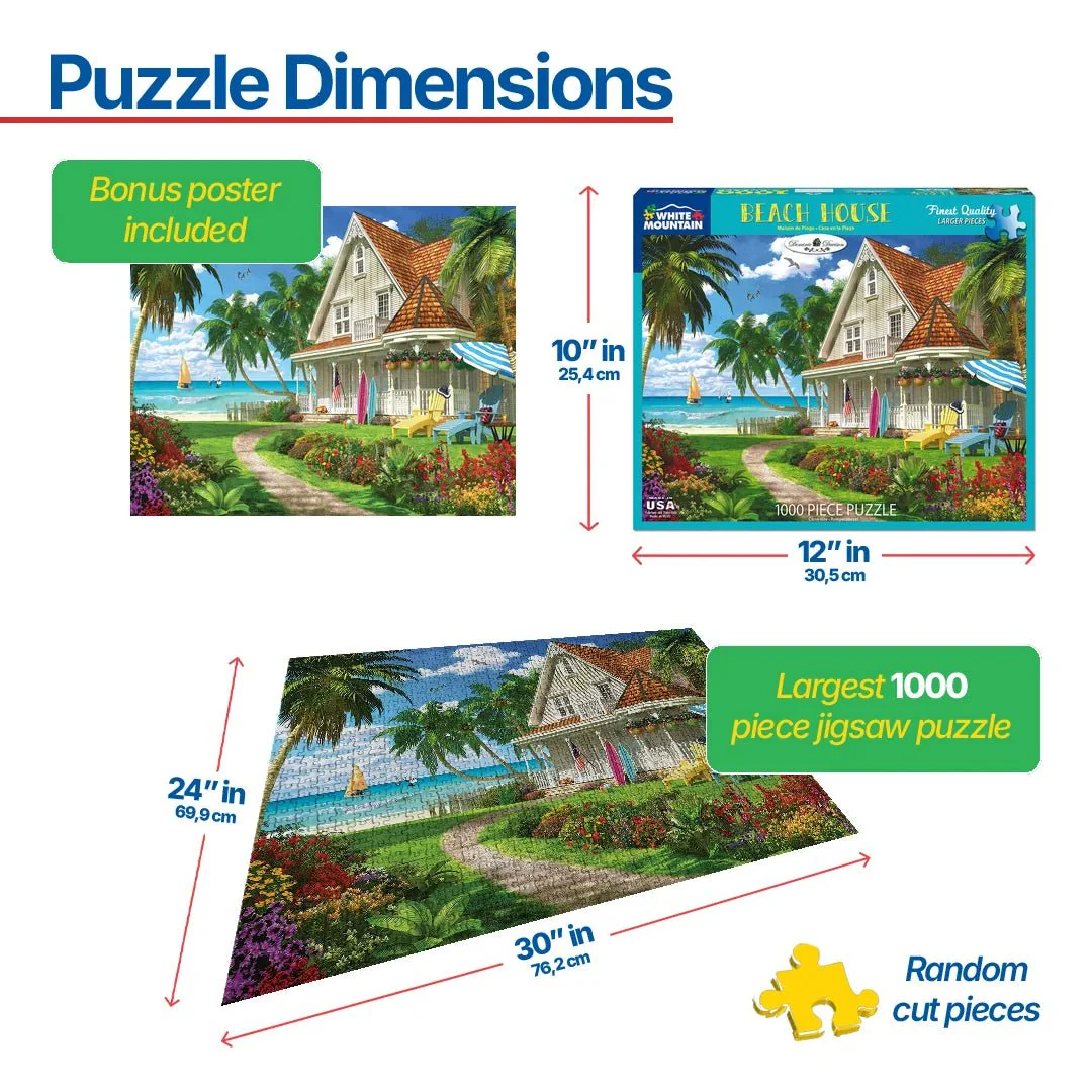 Beach House (1543pz) - 1000 Pieces - Image 3