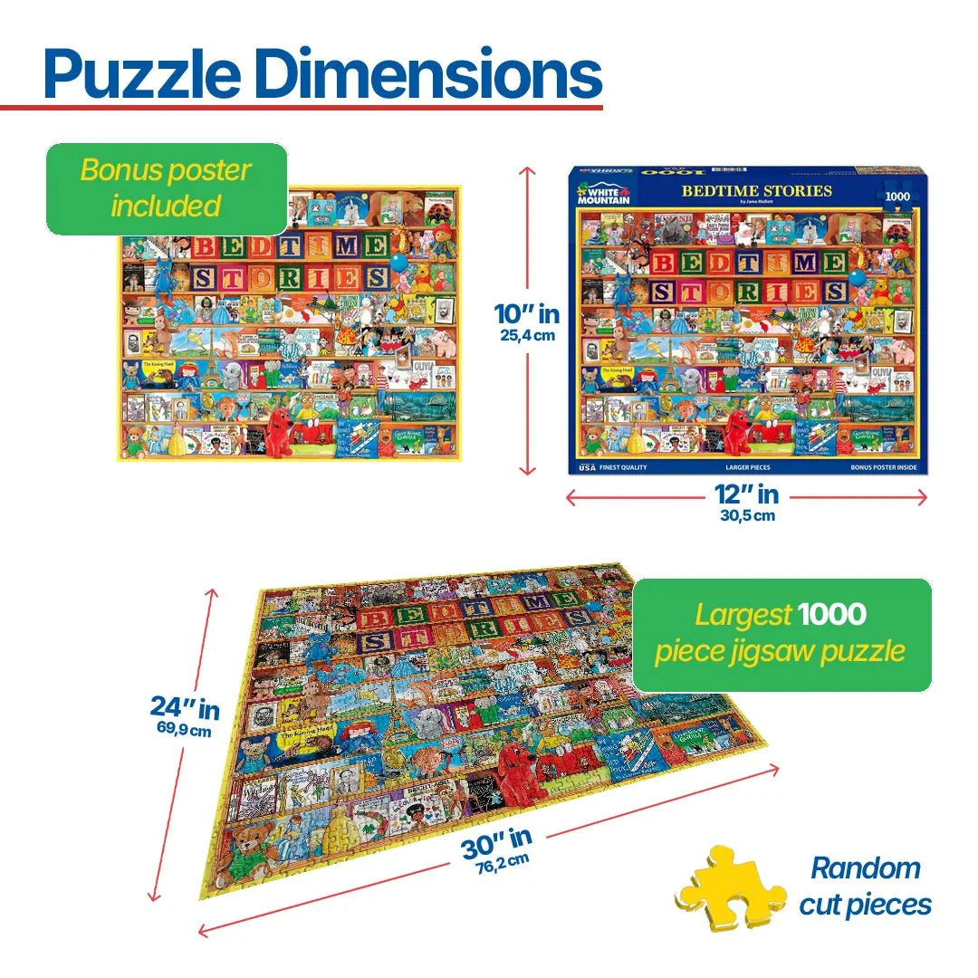 Bedtime Stories (2151pz) - 1000 Piece Jigsaw Puzzle - Image 3