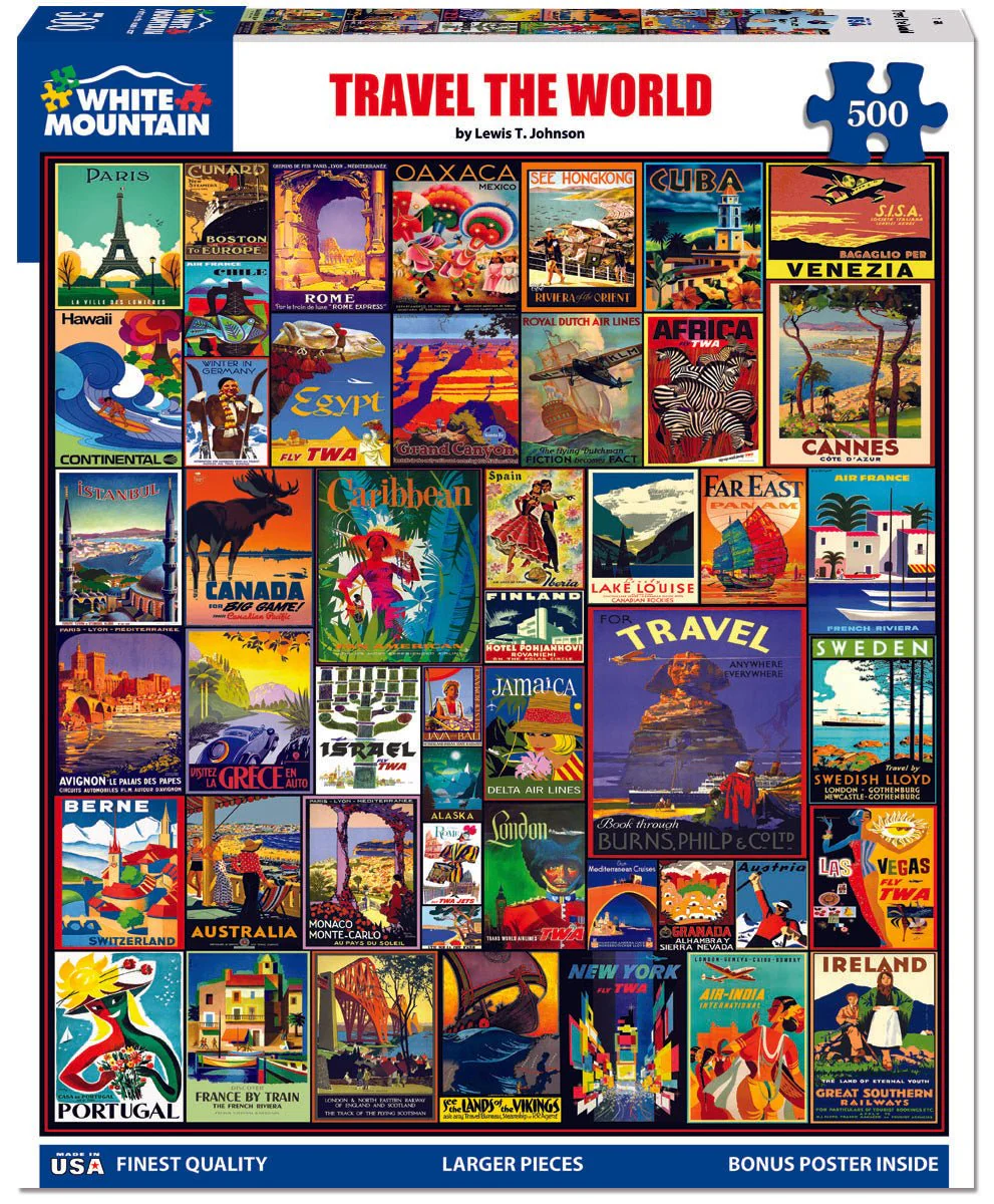 Set of 2: Best Selling 500 Piece Puzzle Bundle - Image 7