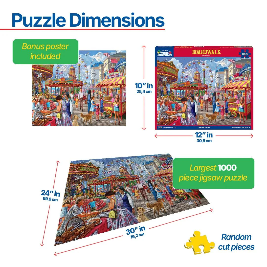 Boardwalk (1814pz) - 1000 Piece Jigsaws Puzzle - Image 3
