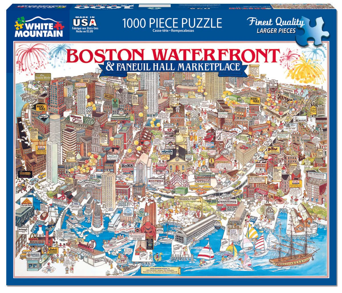 Boston, MA (07pz) - 1000 Piece Jigsaw Puzzle - Image 2
