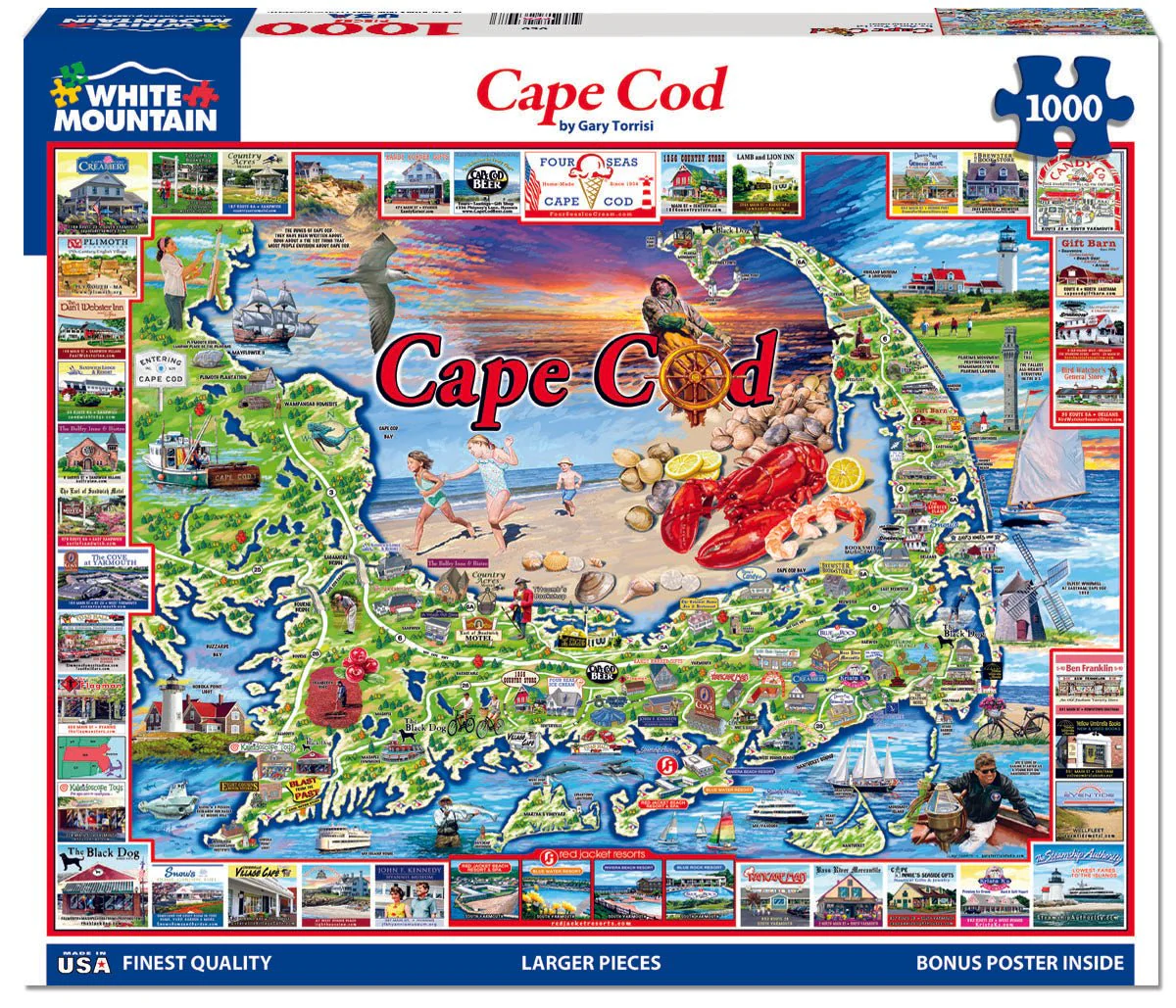 Cape Cod (969pz) - 1000 Piece Jigsaw Puzzle - Image 2