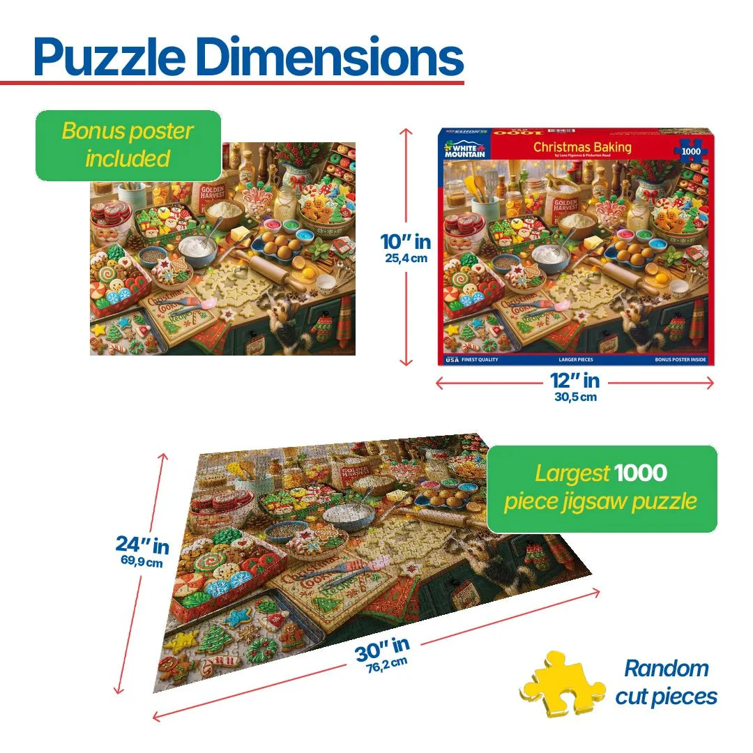 Christmas Baking (2152pz) - 1000 Piece Jigsaw Puzzle - Image 3