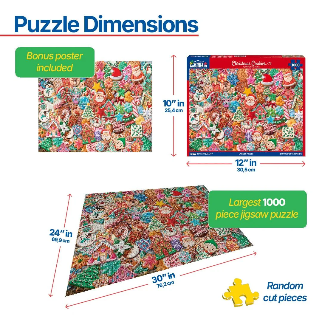 Christmas Cookies (1934pz) - 1000 Piece Jigsaw Puzzle - Image 3