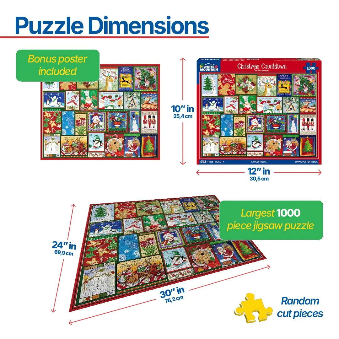 Christmas Countdown (1899pz) - 1000 Piece Jigsaw Puzzle - Image 3