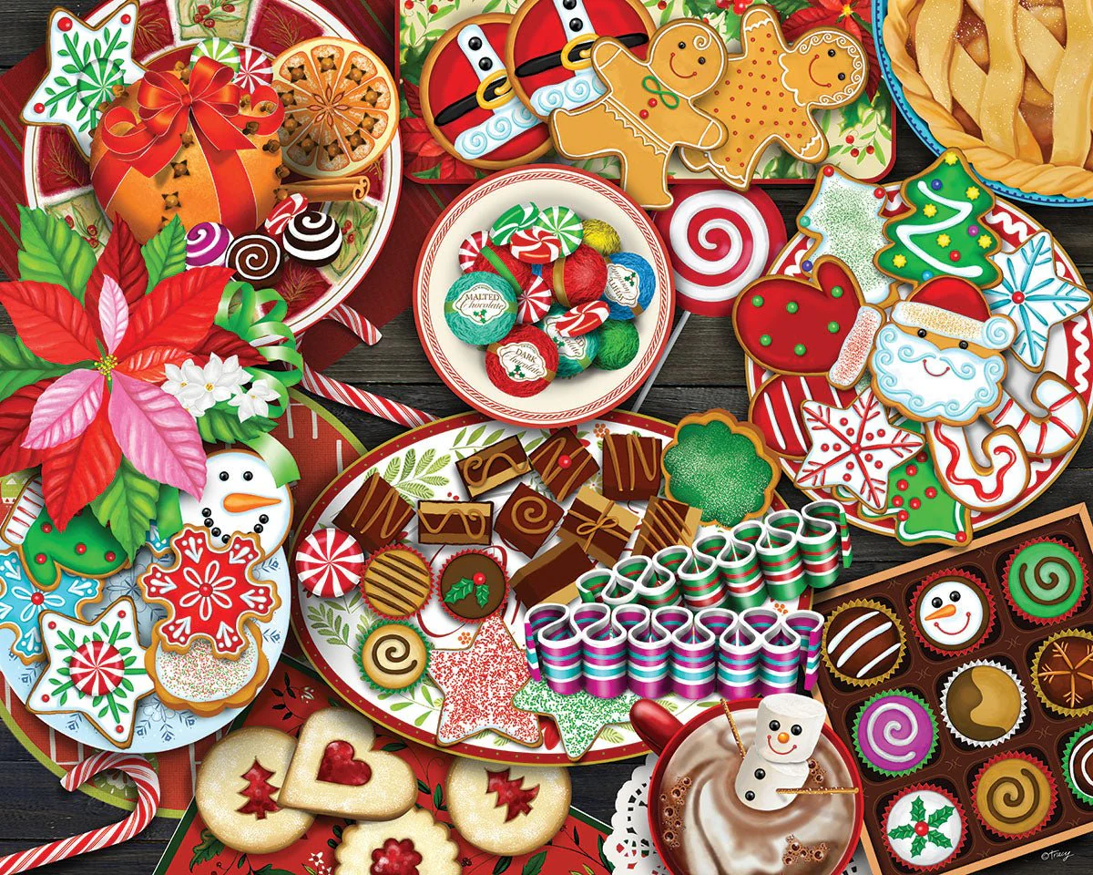 Christmas Goodies (2077pz) - 1000 Piece Jigsaw Puzzle
