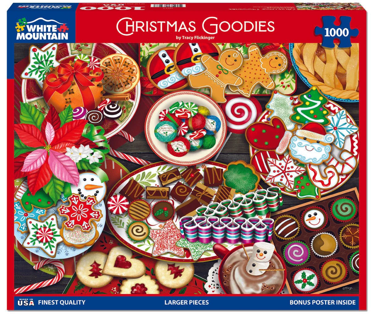 Christmas Goodies (2077pz) - 1000 Piece Jigsaw Puzzle - Image 2