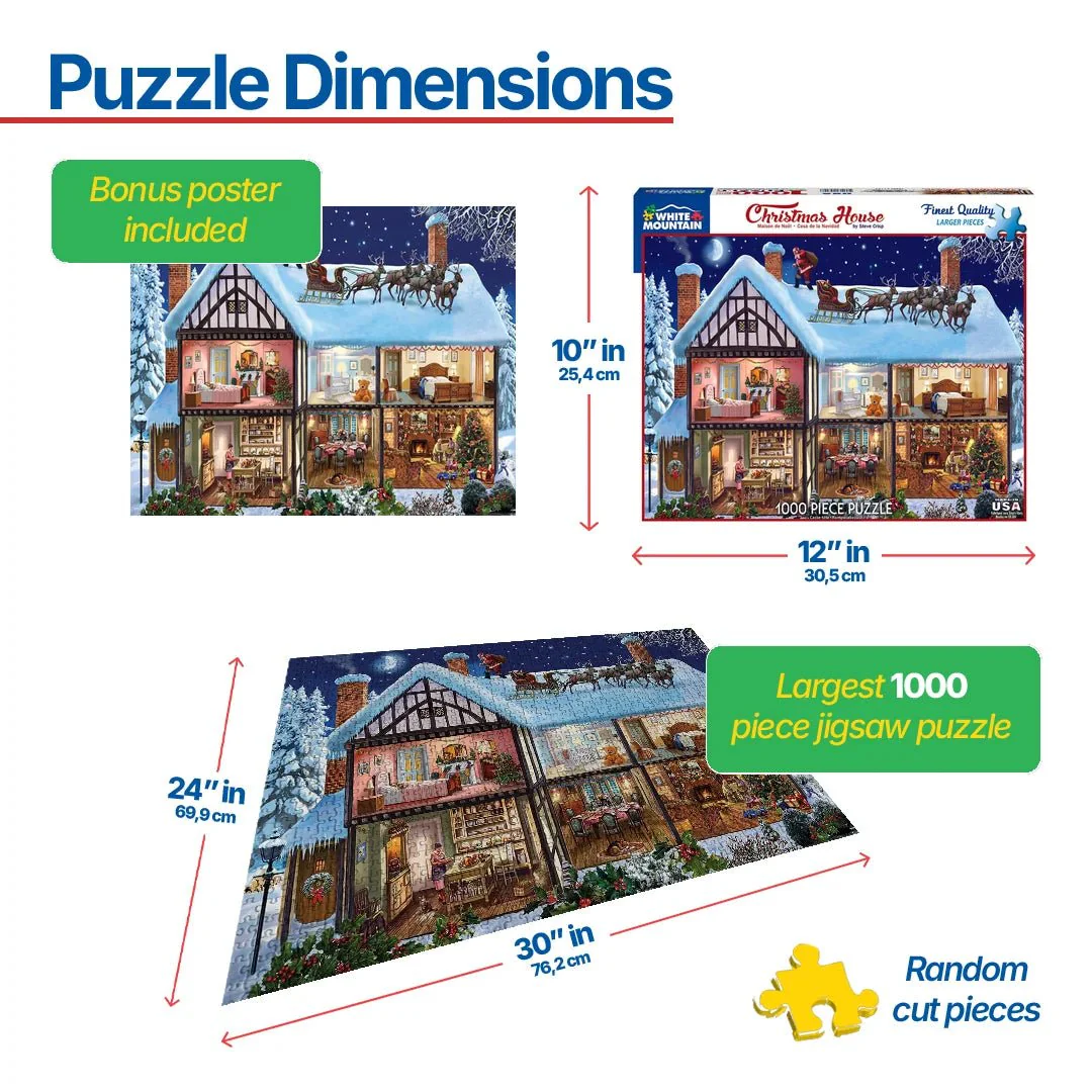 Christmas House (1177pz) - 1000 Pieces - Image 3