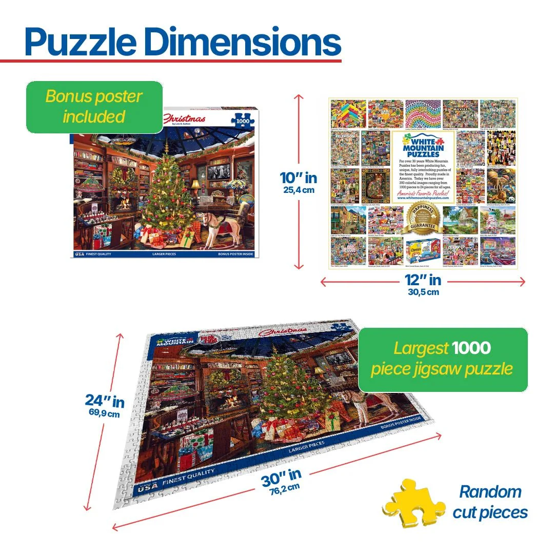 Christmas Seek & Find (1410pz) - 1000 Piece Jigsaw Puzzle - Image 3