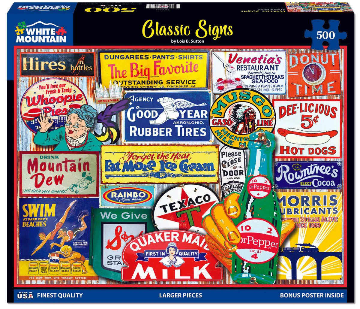 Classic Signs (1589pz) - 500 Pieces - Image 2