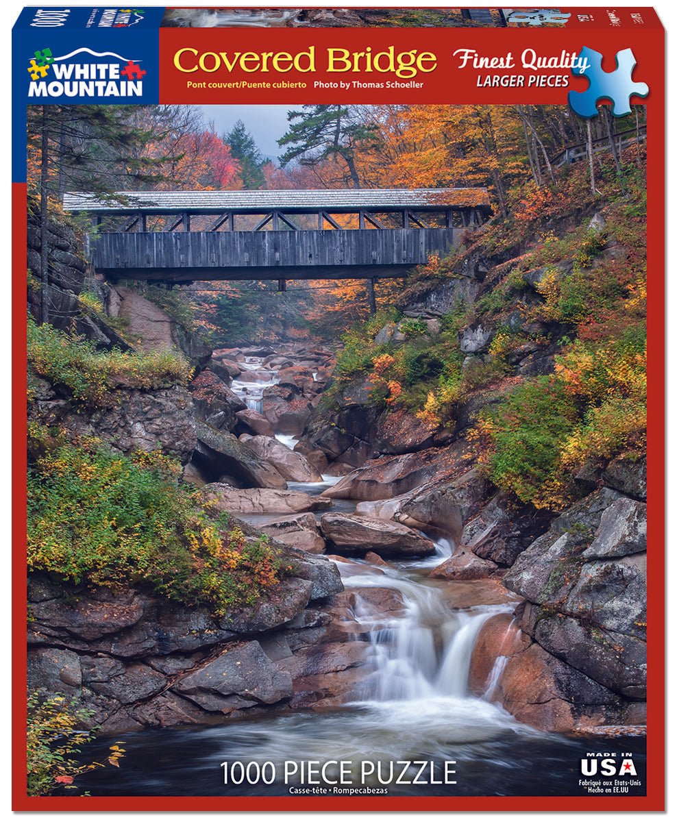 Covered Bridge (985pz) - 1000 Piece Jigsaw Puzzle - Image 2