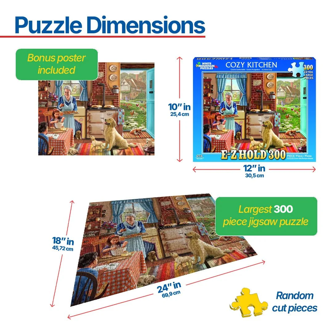 Cozy Kitchen (1300pz) - 300 Piece Jigsaw Puzzle - Image 3