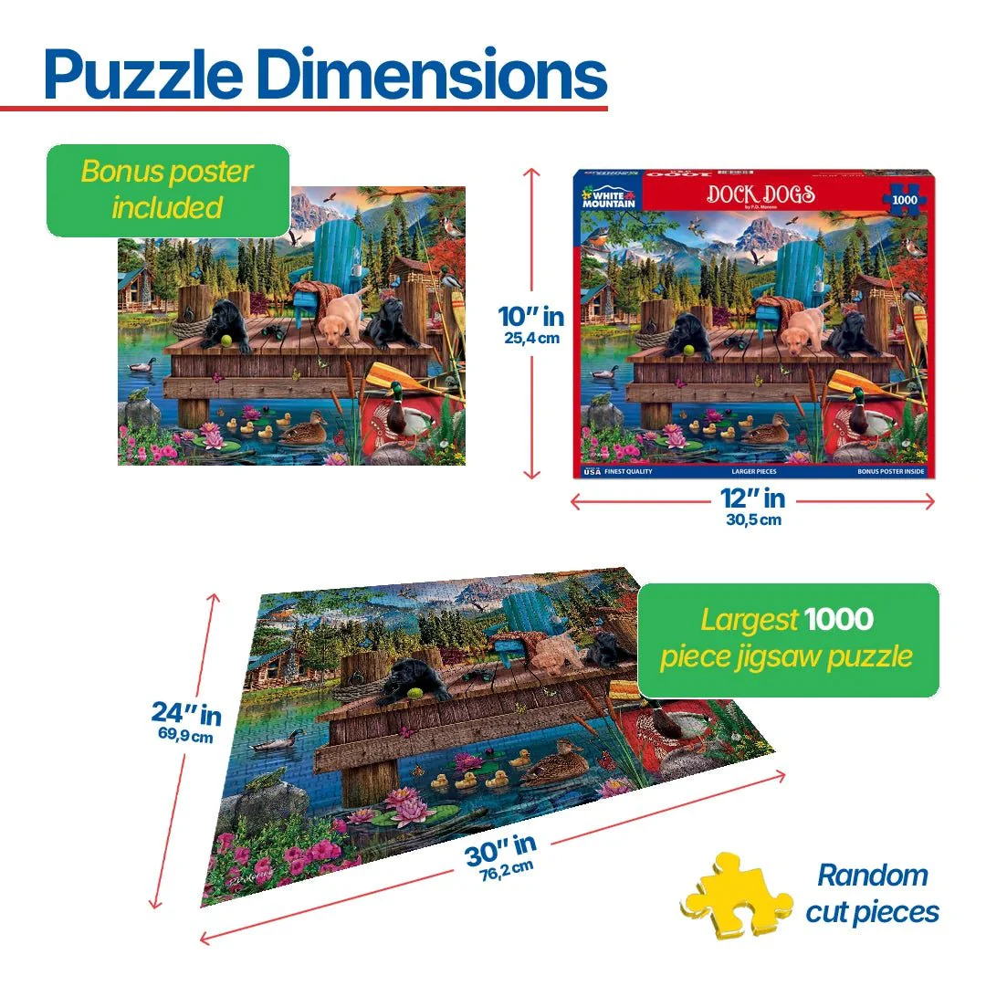Dock Dogs (2045pz) - 1000 Piece Jigsaw Puzzle - Image 3