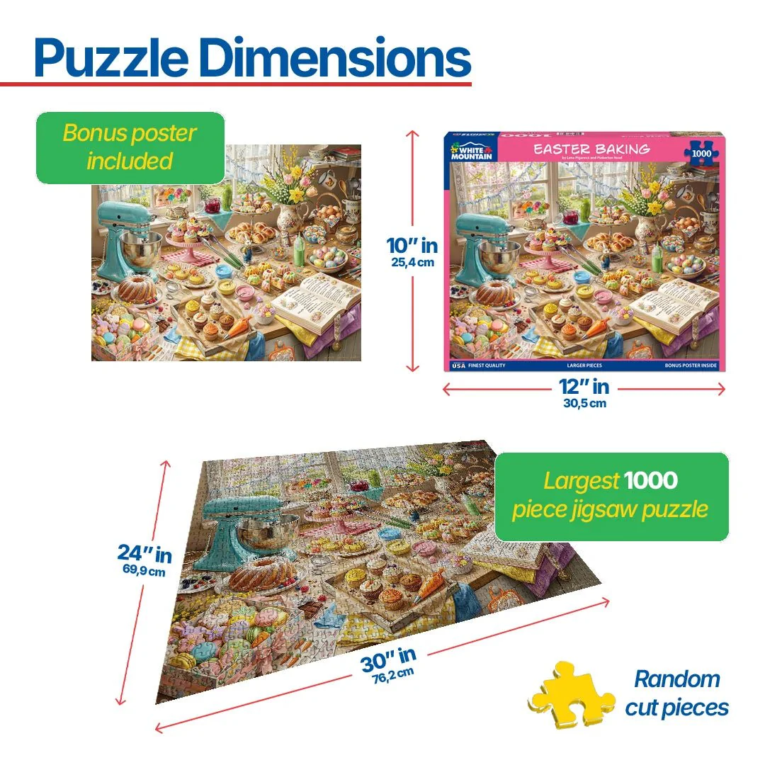 Easter Baking (2186pz) - 1000 Piece Jigsaw Puzzle - Image 3