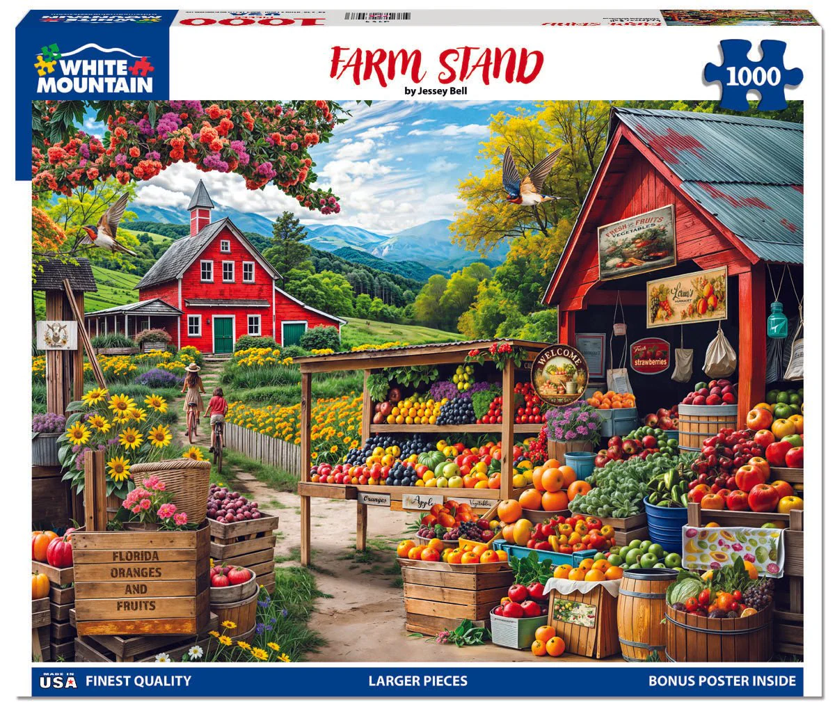 Farm Stand (2164pz) - 1000 Piece Jigsaw Puzzle - Image 2