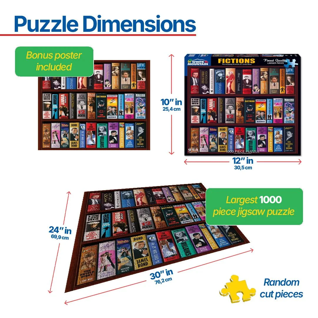 Fictions (1252pz) - 1000 Piece Jigsaw Puzzle - Image 3