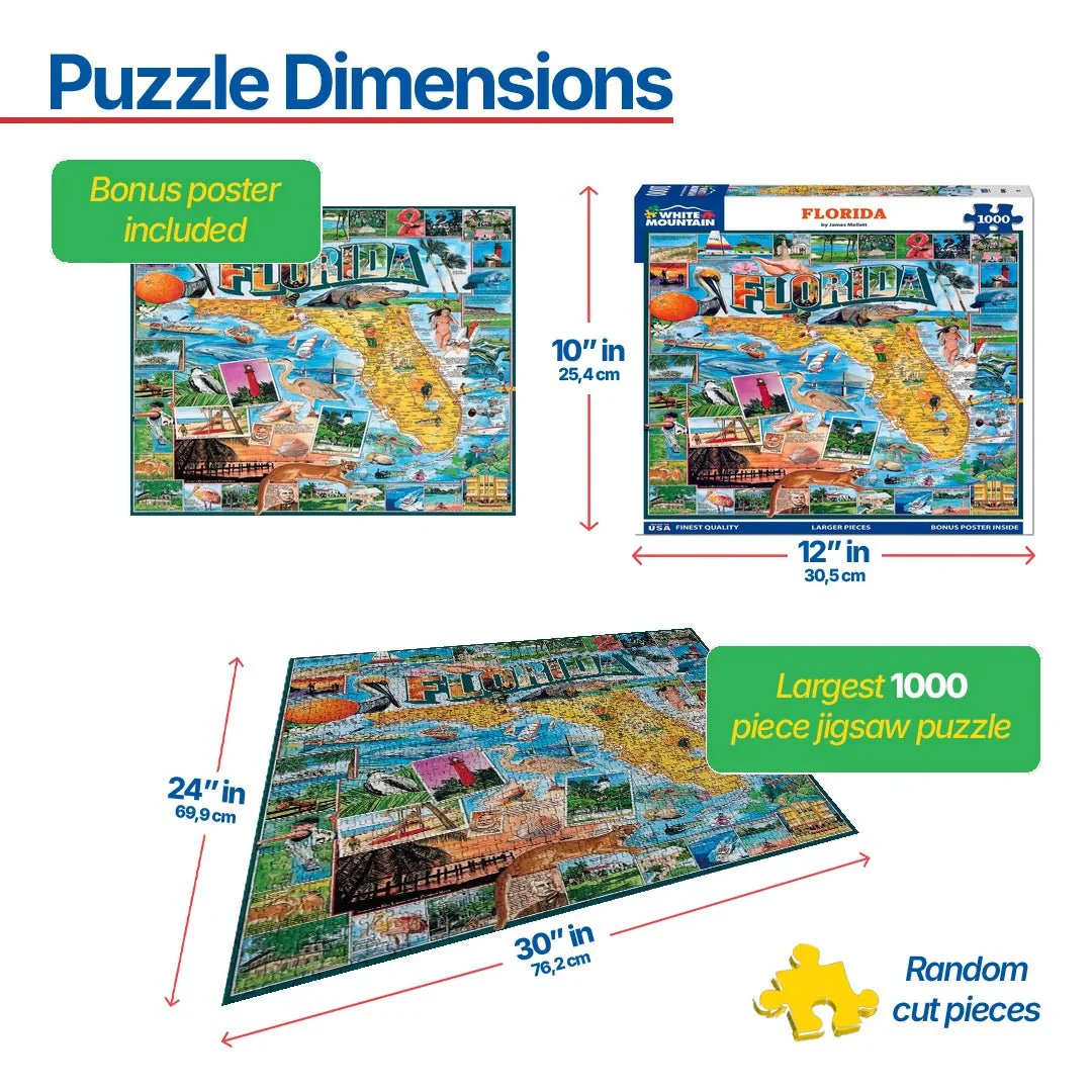 Florida (233pz) - 1000 Piece Jigsaw Puzzle - Image 3