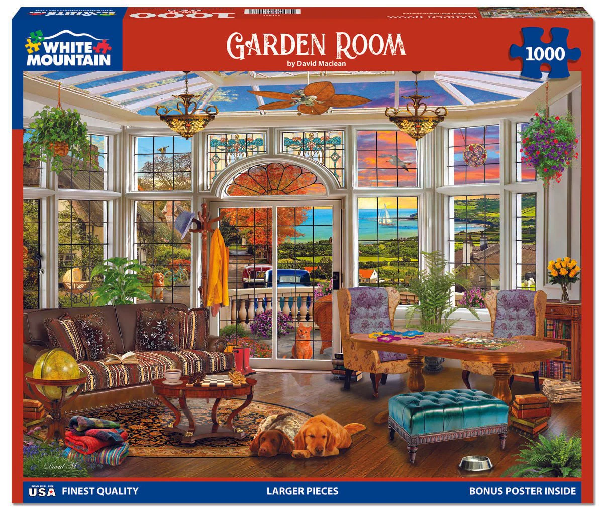 Garden Room (1949pz) - 1000 Piece Jigsaw Puzzle - Image 2