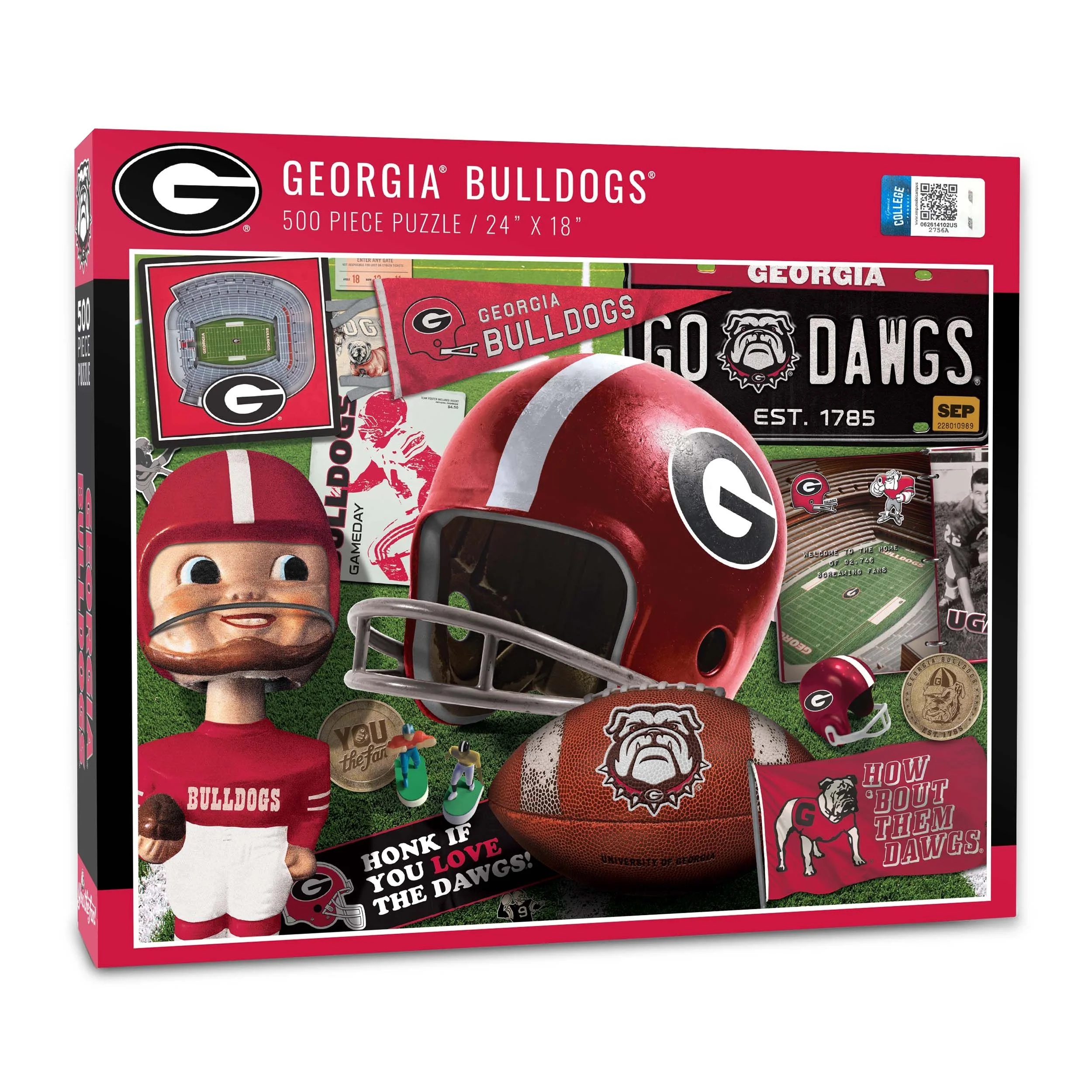 Georgia Bulldogs Retro Series (950196) - 500 Pieces - Image 2