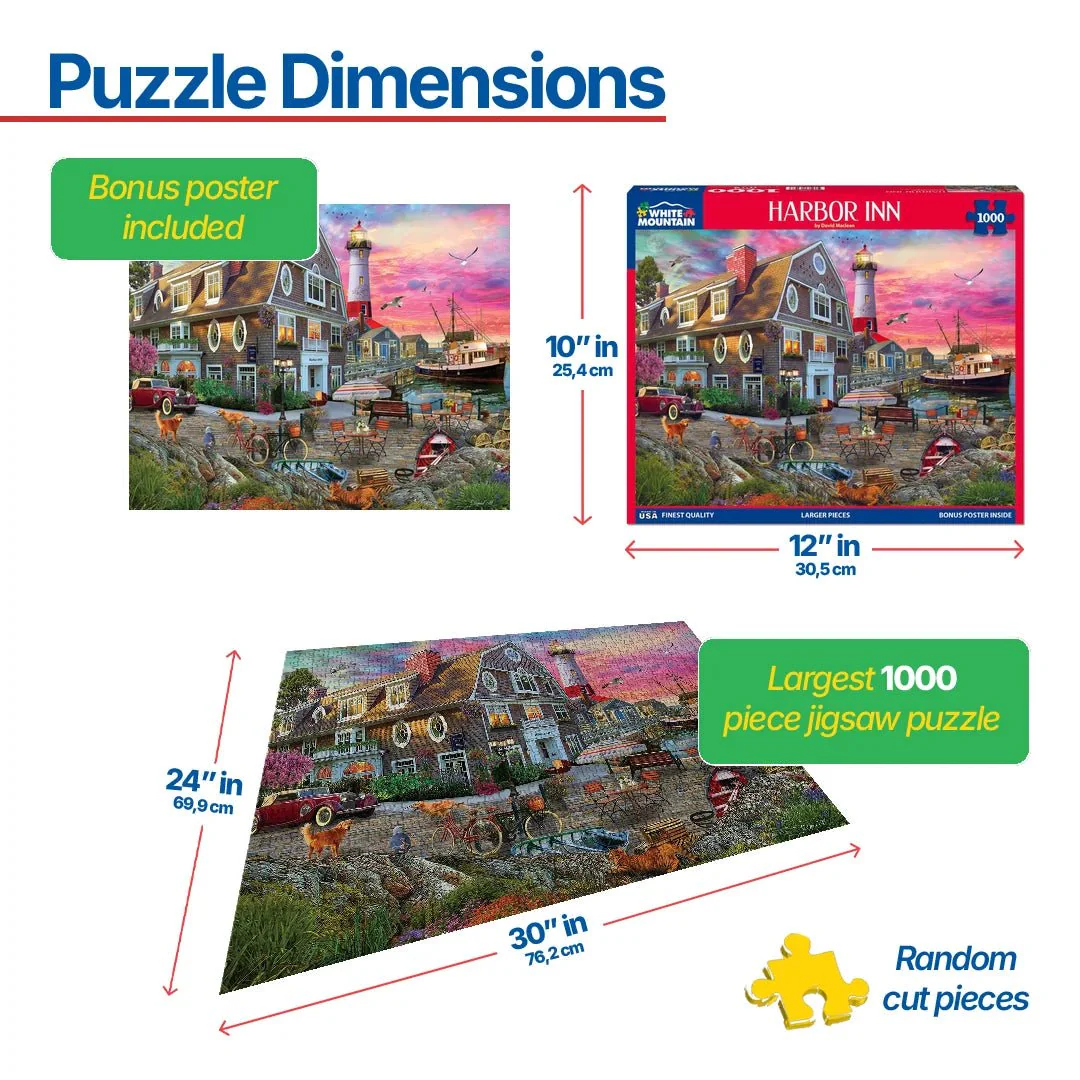 Harbor Inn (1794pz) - 1000 Piece Jigsaw Puzzle - Image 3