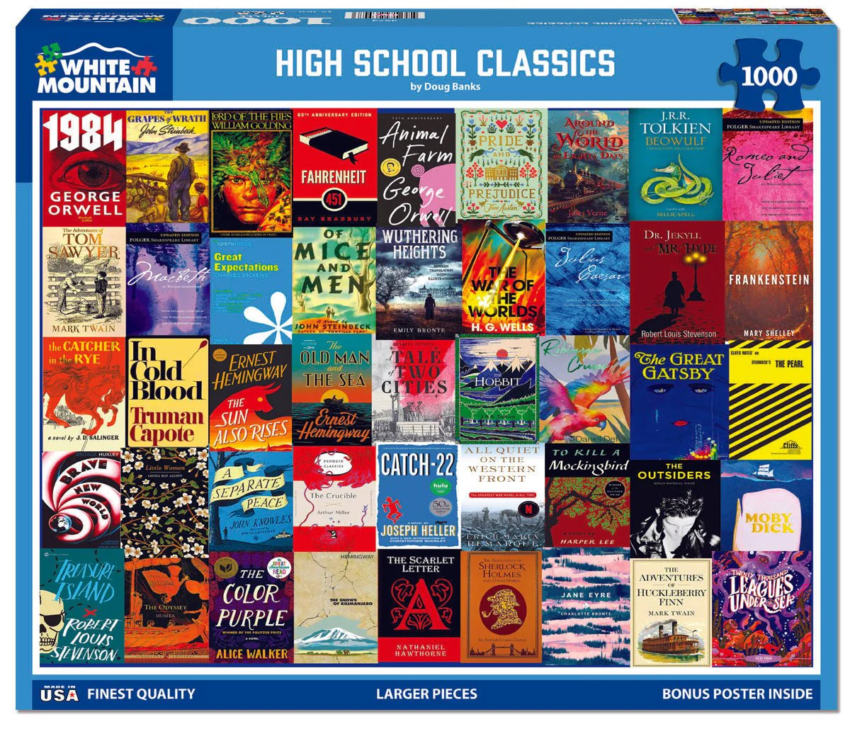 High School Classics (2072pz) - 1000 Piece Jigsaw Puzzle - Image 2