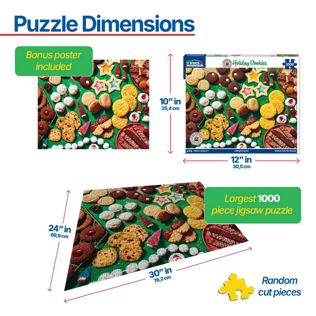 Holiday Cookies - King Arthur (2079pz) - 1000 Piece Jigsaw Puzzle - Image 3