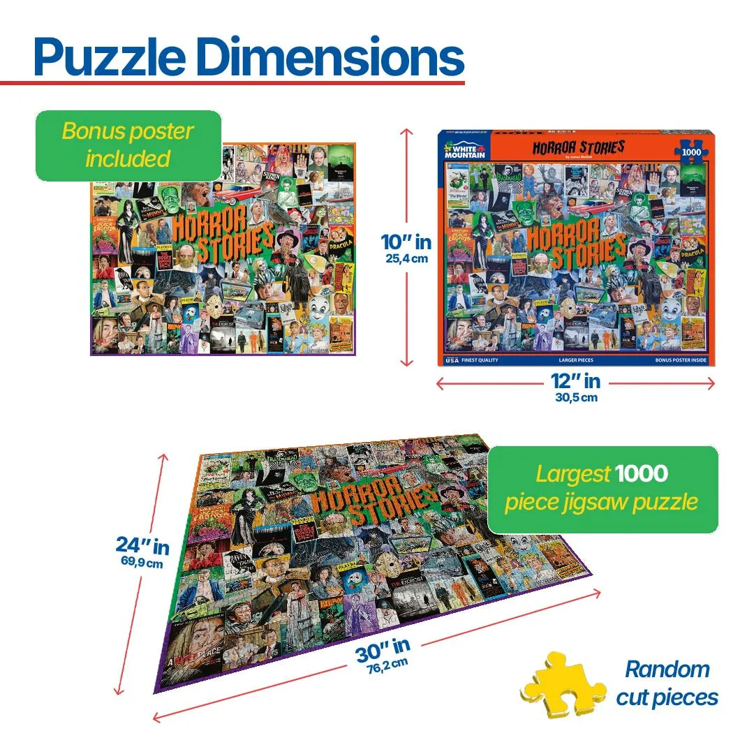Horror Stories (1984pz) - 1000 Piece Jigsaw Puzzle - Image 3
