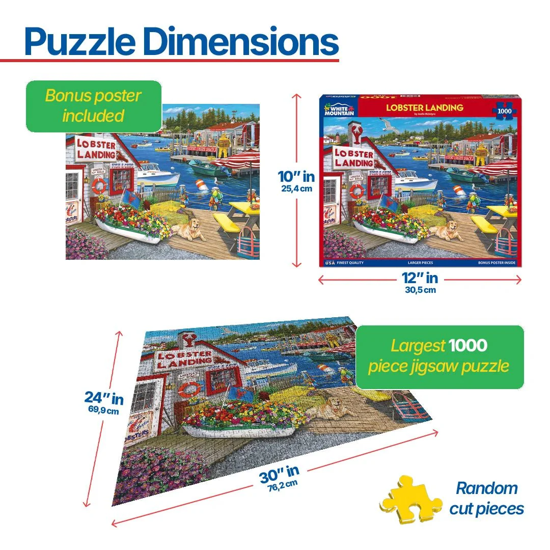 Lobster Landing (2032pz) - 1000 Piece Jigsaw Puzzle - Image 3