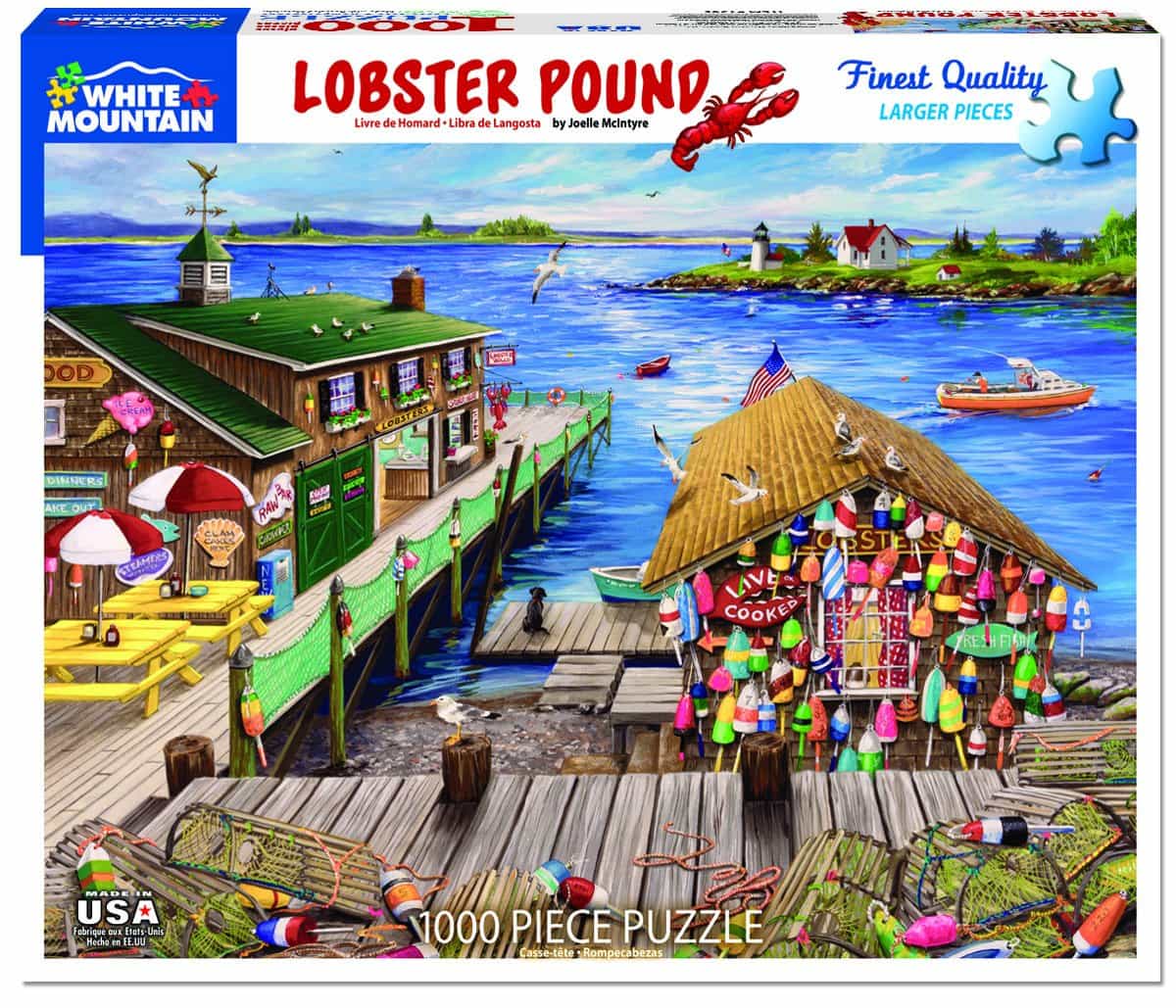 Lobster Pound (1385pz) - 1000 Piece Jigsaw Puzzle - Image 2