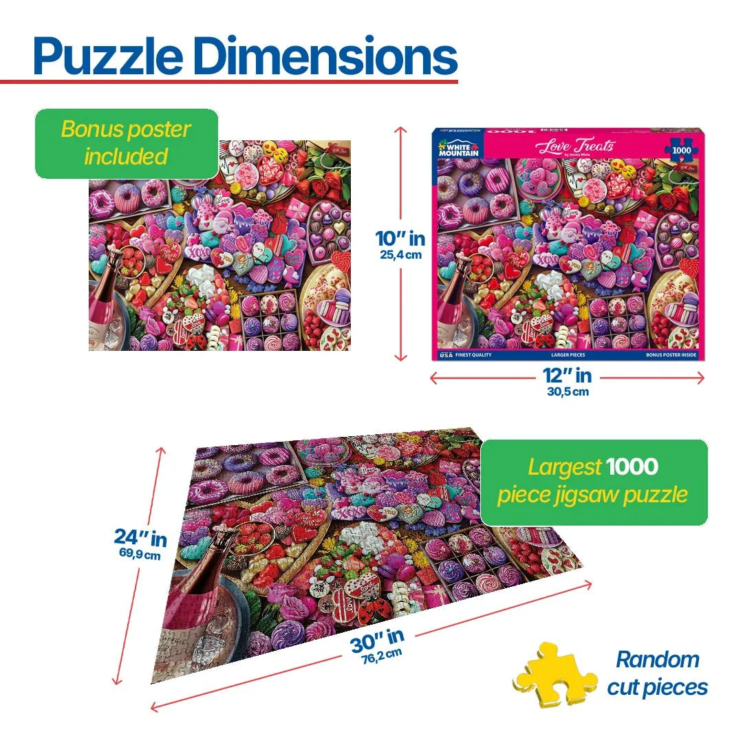 Love Treats (2044pz) - 1000 Piece Jigsaw Puzzle - Image 3