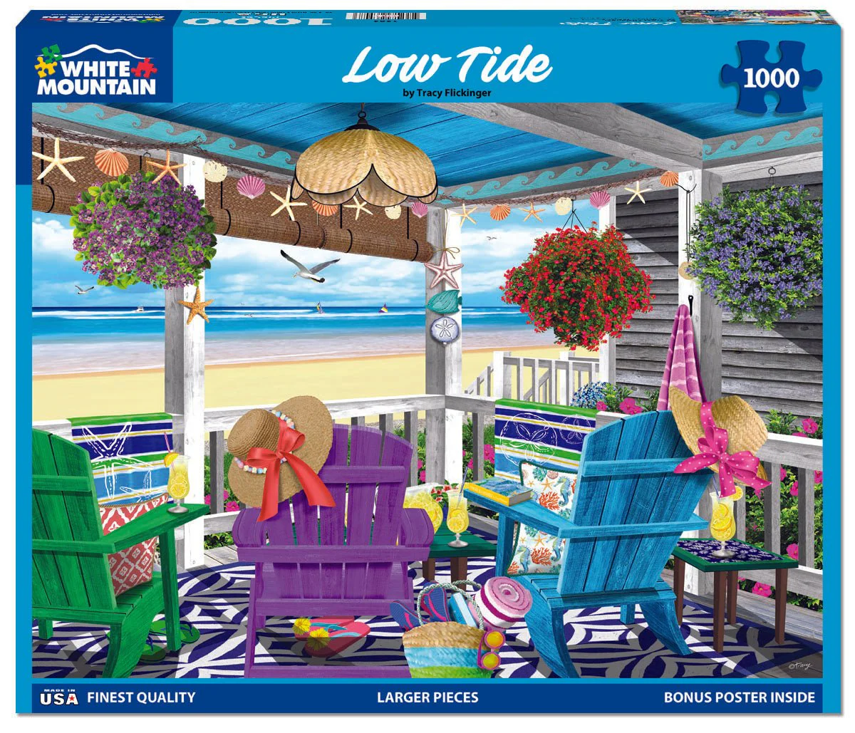 Low Tide (1989pz) - 1000 Piece Jigsaw Puzzle - Image 2