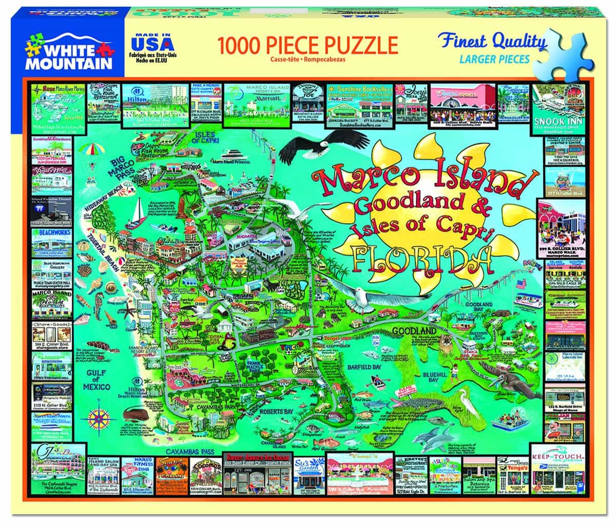 Marco Island, FL (1463pz) - 1000 Piece Jigsaw Puzzle - Image 2