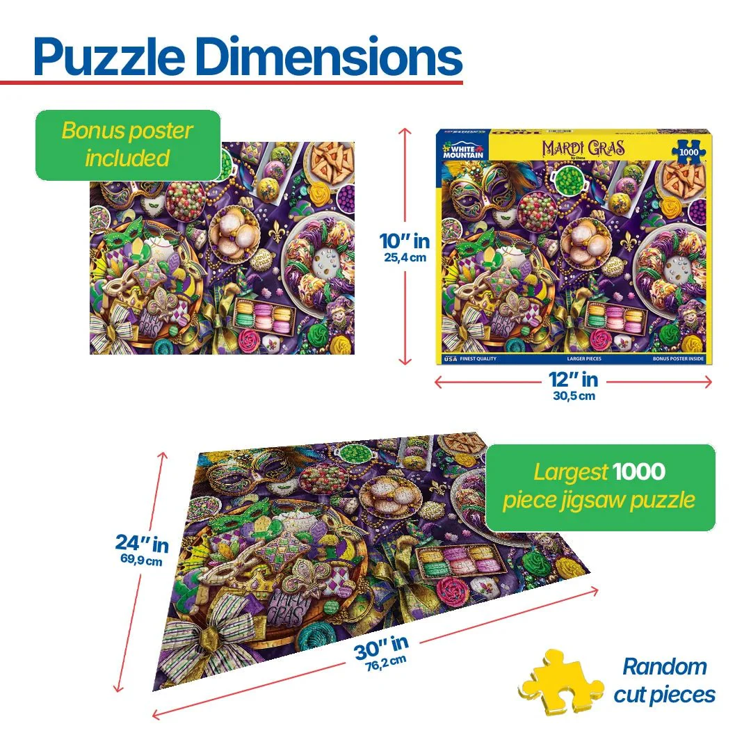 Mardi Gras (2036pz) - 1000 Piece Jigsaw Puzzle - Image 3
