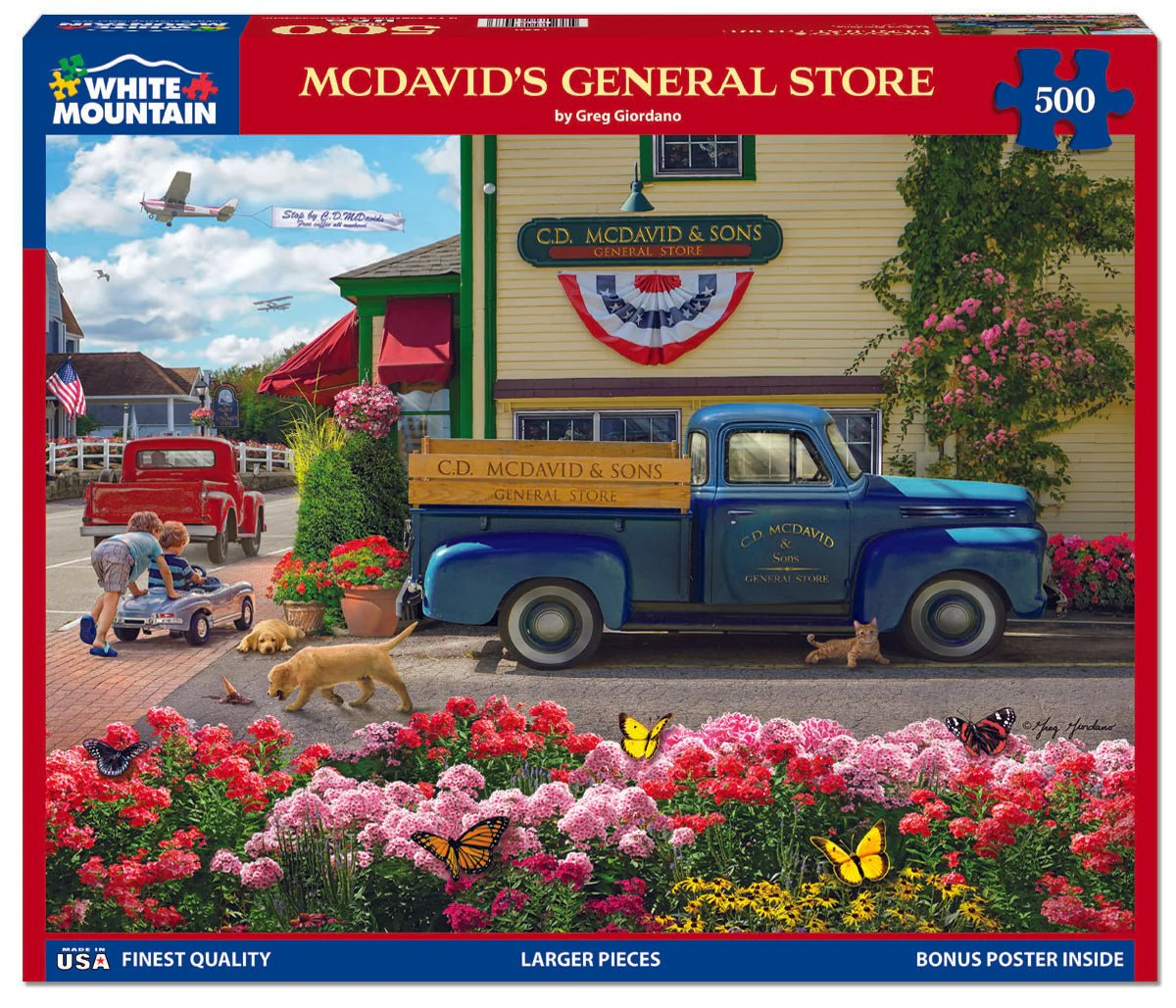 McDavid’s General Store (1880pz) - 500 Piece Jigsaw Puzzle - Image 2