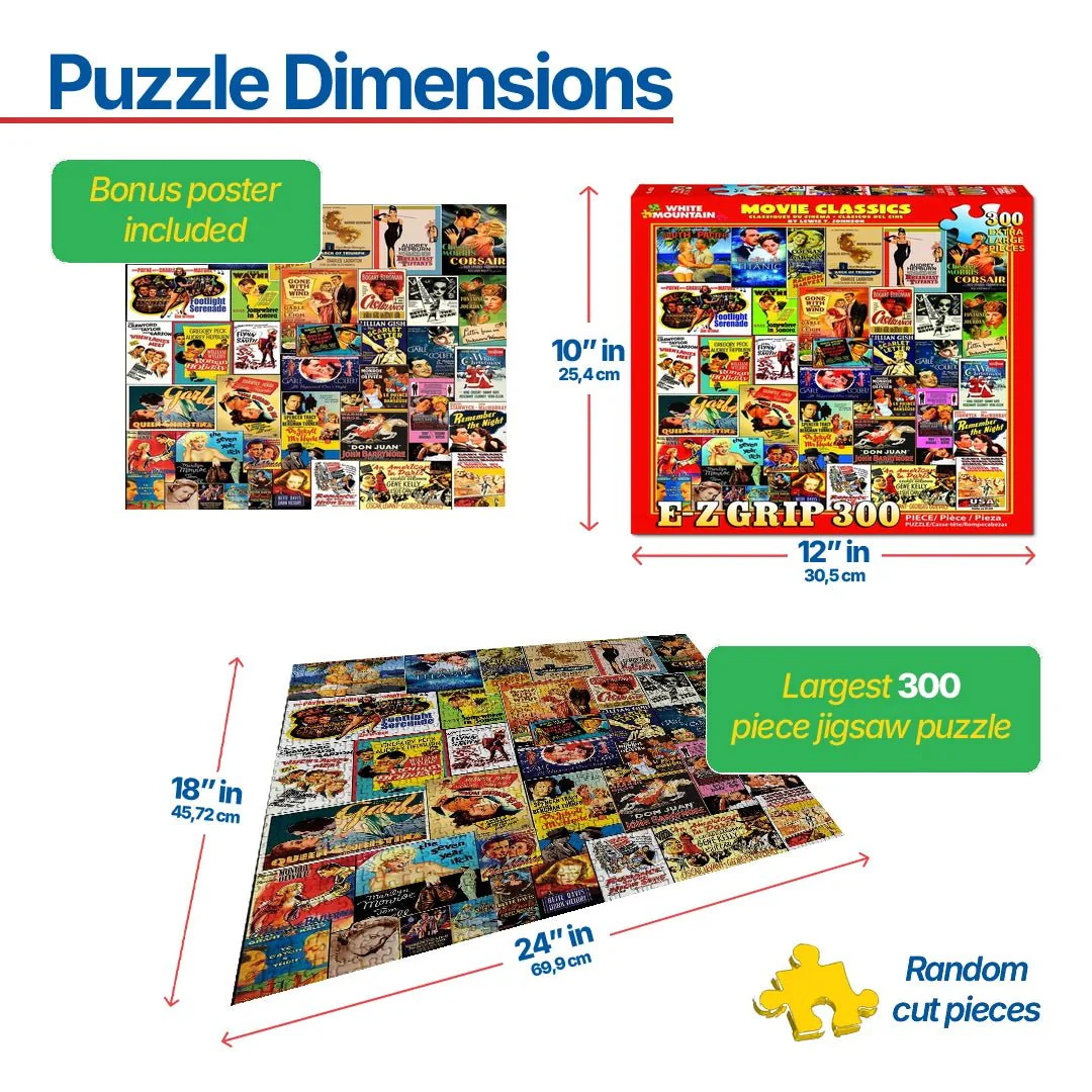 Movie Classics (1156pz) - 300 Piece Jigsaw Puzzle - Image 3