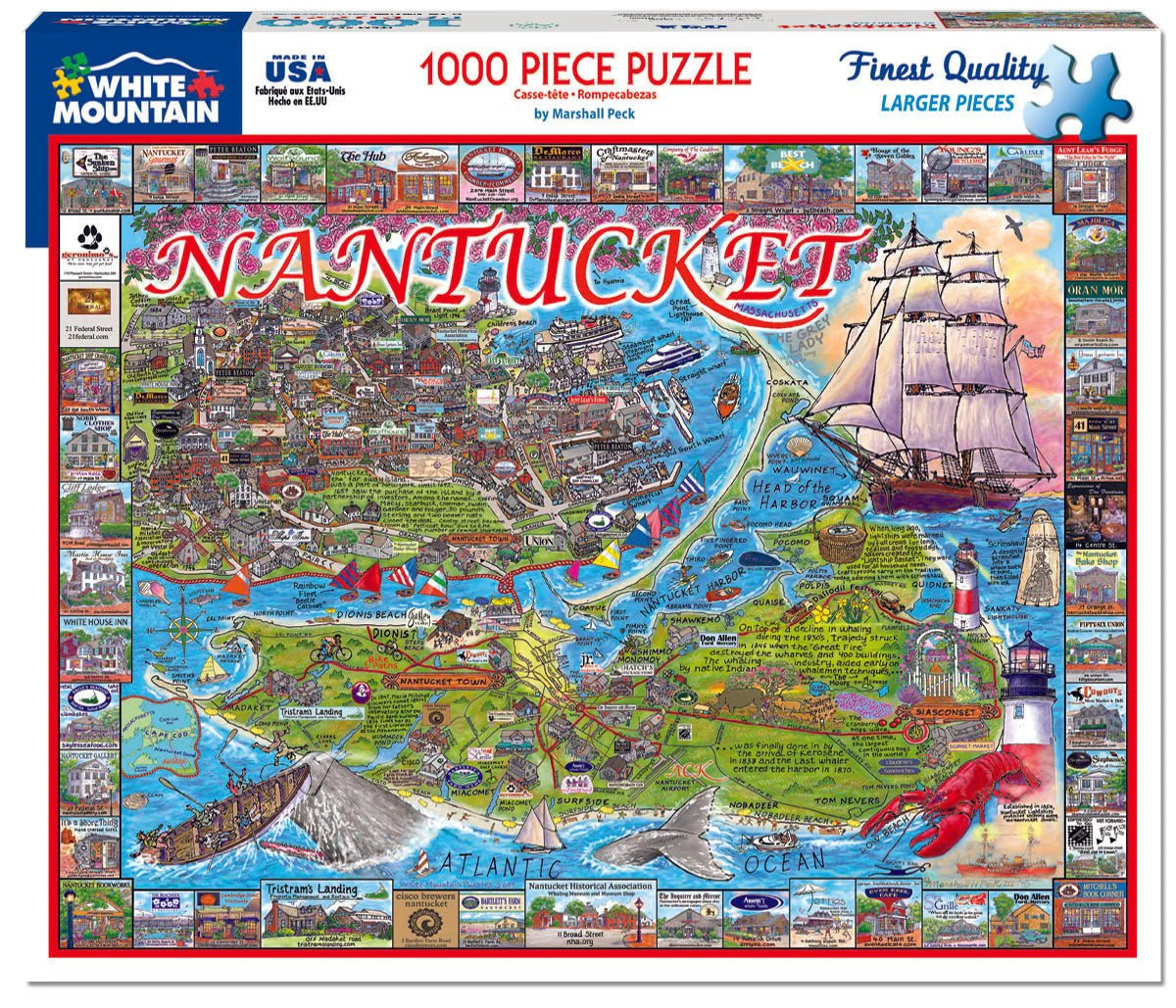 Nantucket, MA (533pz)- 1000 Piece Jigsaw Puzzle - Image 2