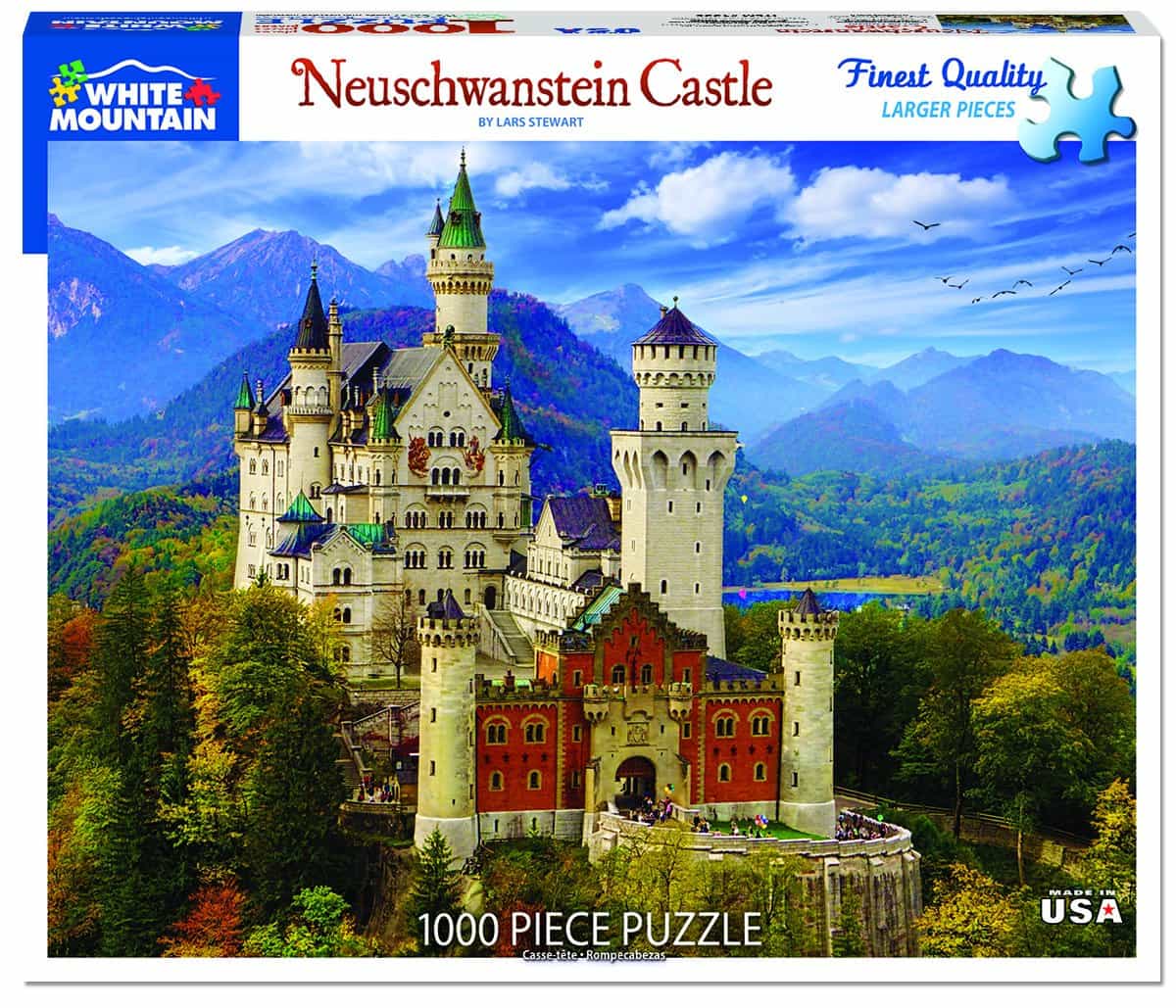 Neuschwanstein Castle (1335pz) - 1000 Piece Jigsaw Puzzle - Image 2