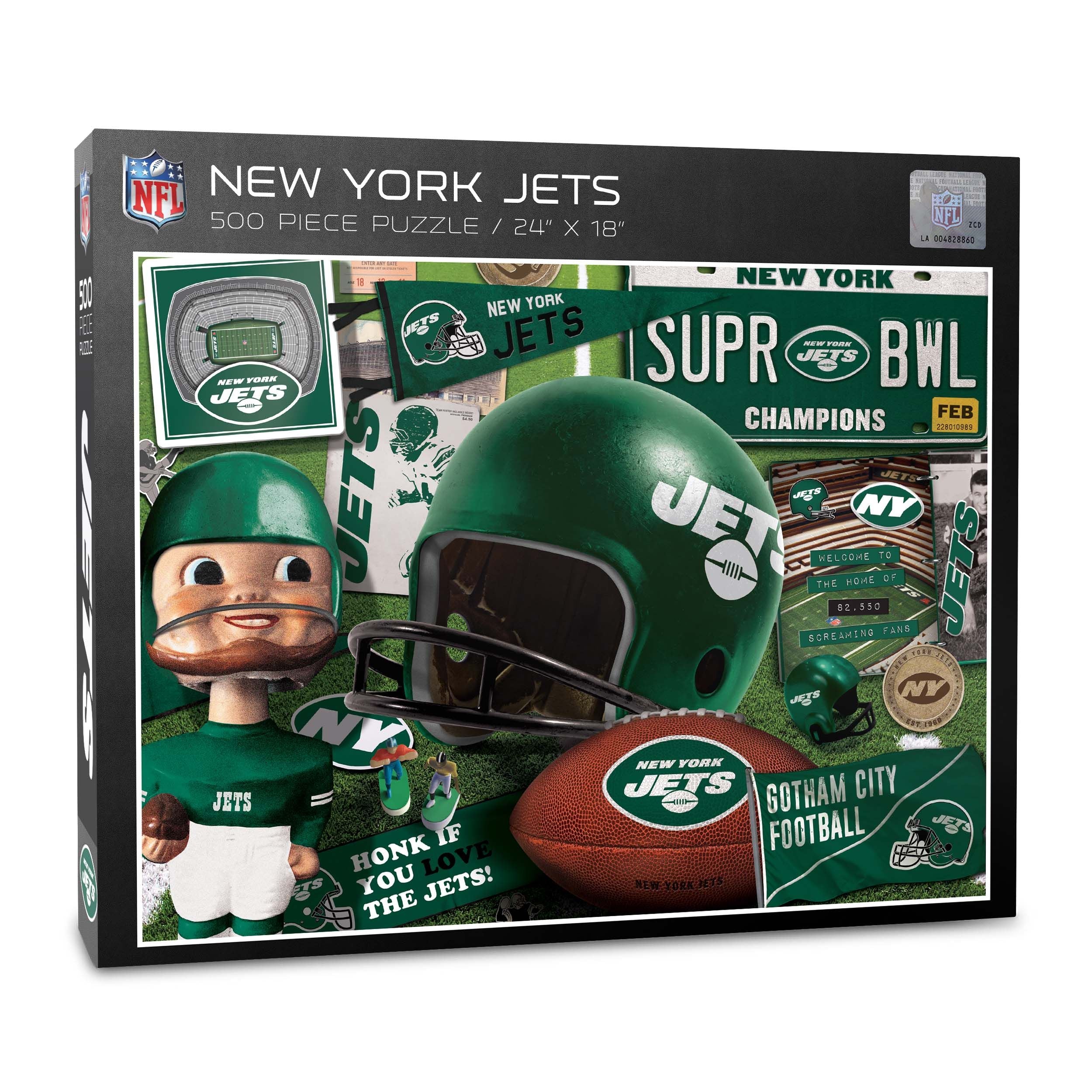 NY Jets - Retro (951445) - 500 Pieces - Image 2