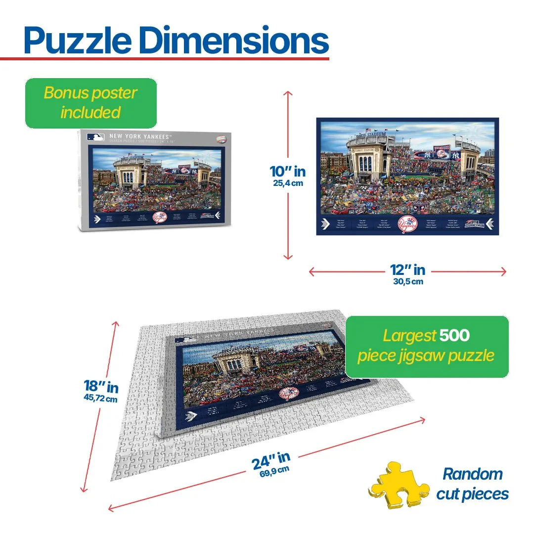 NY Yankees Puzzle (5021275) - 500 Pieces - Image 3