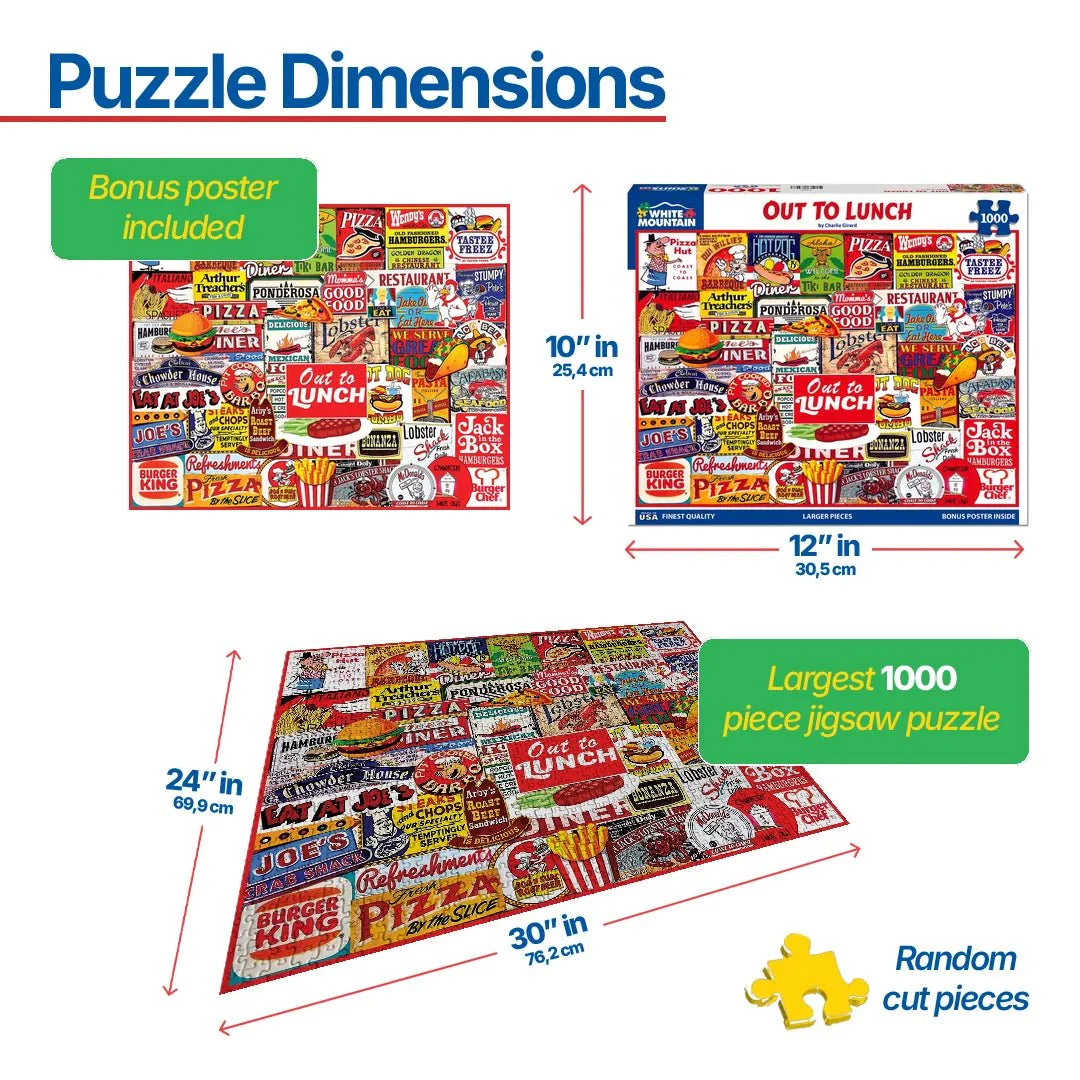 Out To Lunch (1660pz) - 1000 Pieces - Image 3