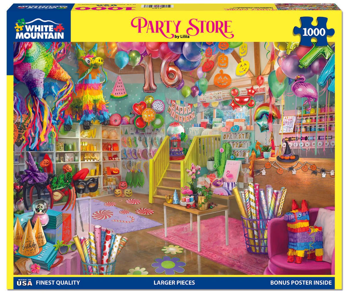 Party Store (2160pz) - 1000 Piece Jigsaw Puzzle - Image 2