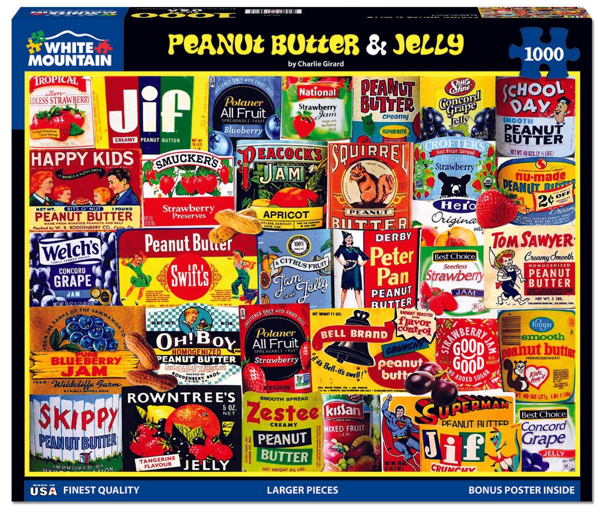 Peanut Butter & Jelly (2020pz) - 1000 Piece Jigsaw Puzzle - Image 2
