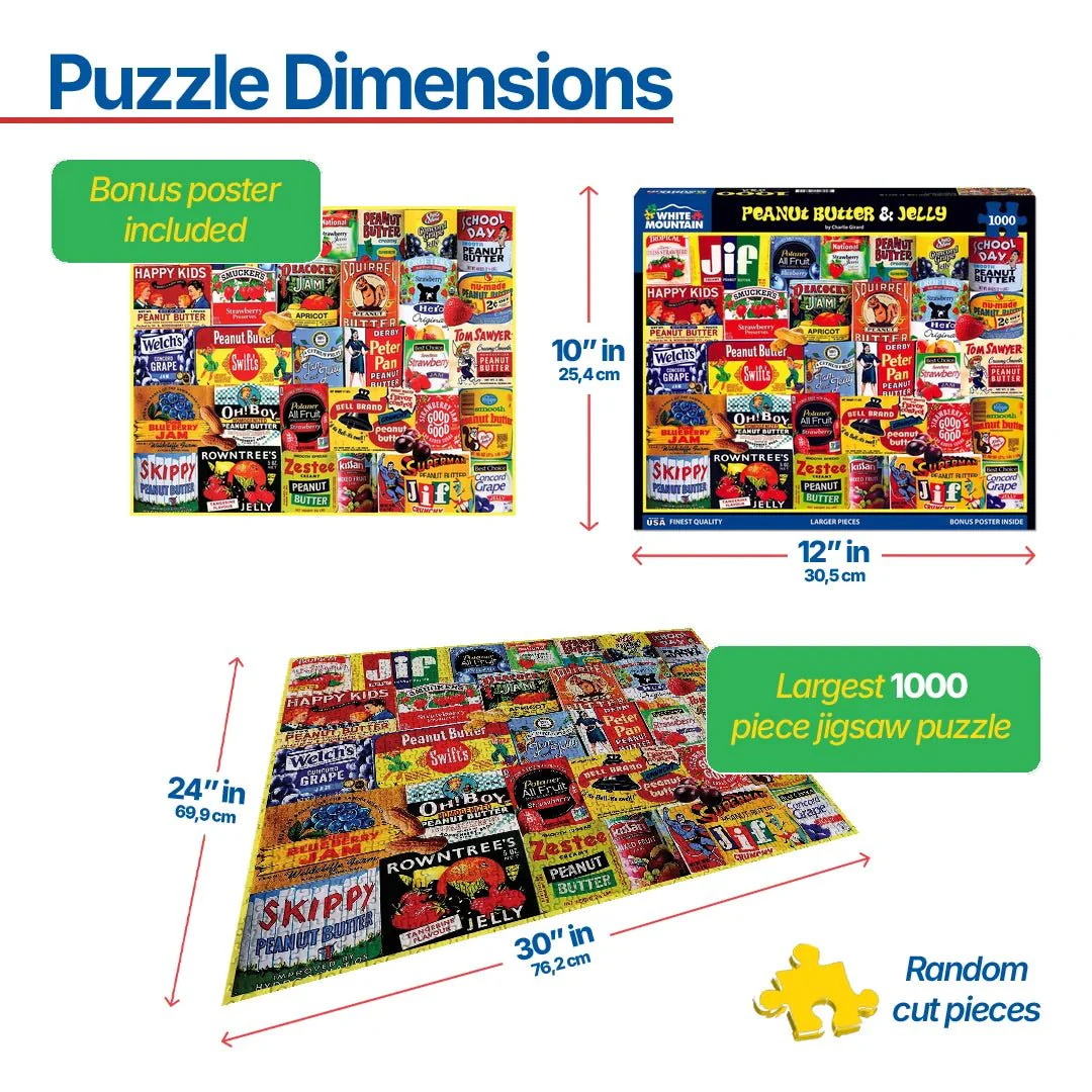 Peanut Butter & Jelly (2020pz) - 1000 Piece Jigsaw Puzzle - Image 3