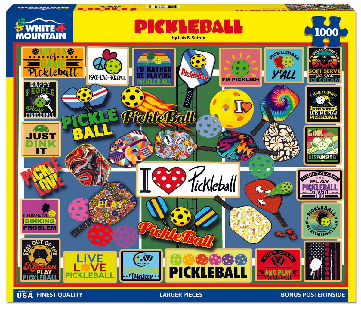 Pickleball (1846pz) - 1000 Piece Jigsaw Puzzle - Image 2